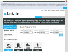 Tablet Screenshot of let.ie