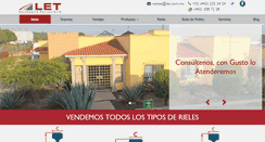 Desktop Screenshot of let.com.mx
