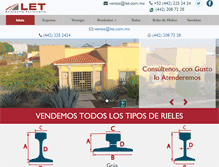 Tablet Screenshot of let.com.mx